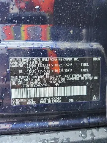 2024 TOYOTA RAV4 XLE  