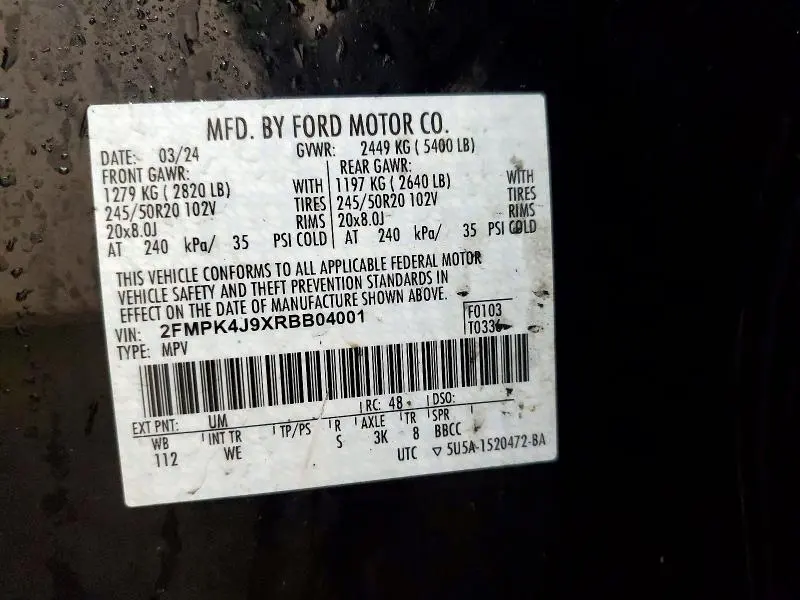 2024 FORD EDGE SEL  