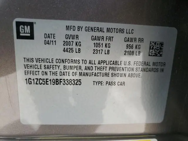 2011 CHEVROLET MALIBU 1LT  