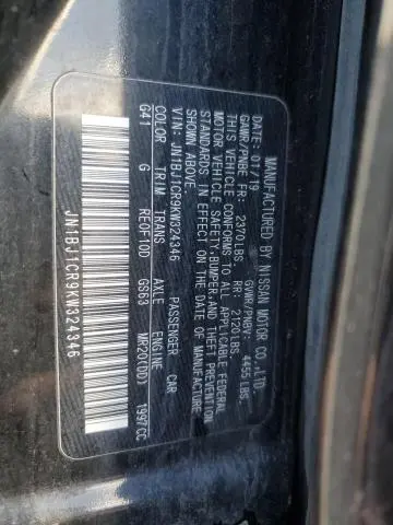 2019 NISSAN ROGUE SPORT S  