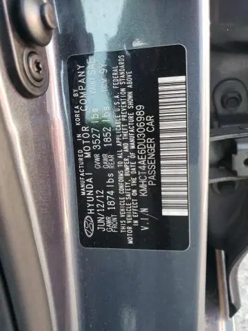 2013 HYUNDAI ACCENT GLS  