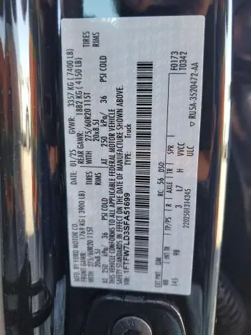 2025 FORD F150 PLATINUM  