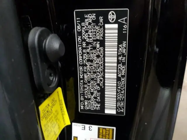 2012 TOYOTA SCION TC   