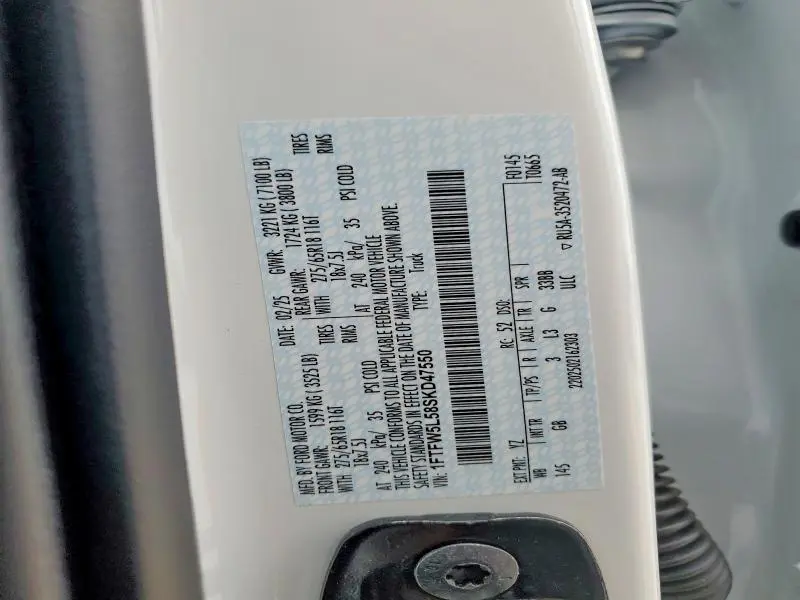 2025 FORD F150 LARIAT  