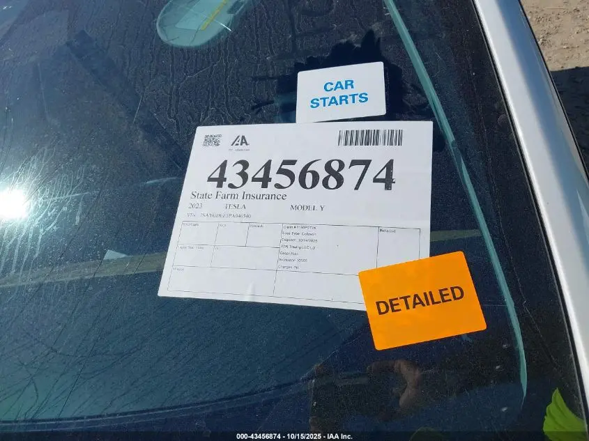 2023 TESLA MODEL Y AWD/LONG RANGE DUAL MOTOR ALL-WHEEL DRIVE