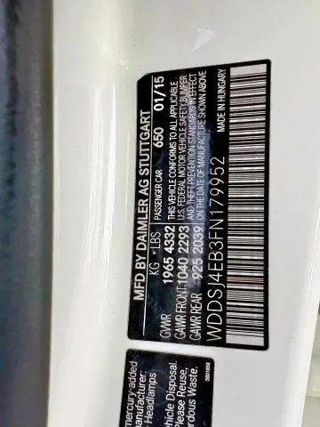 2015 MERCEDES-BENZ CLA 250  