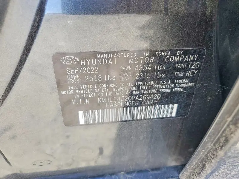 2023 HYUNDAI SONATA LIMITED  