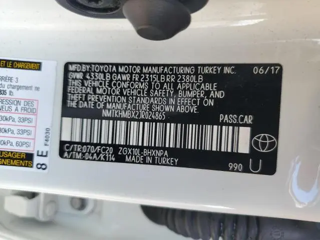 2018 TOYOTA C-HR XLE  