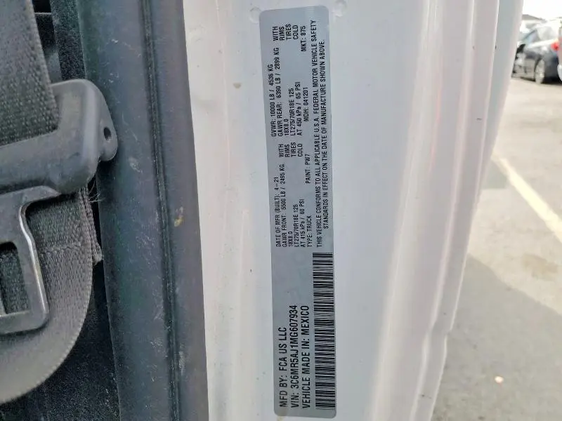 2021 RAM 2500 TRADESMAN  