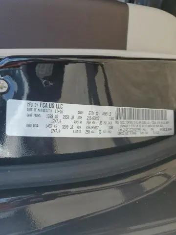 2017 CHRYSLER PACIFICA TOURING L PLUS