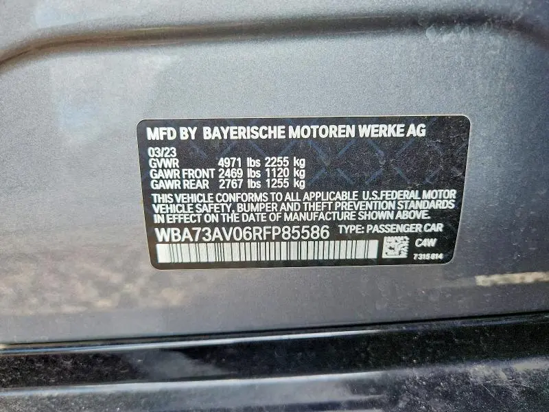 2024 BMW 430XI GRAN COUPE  