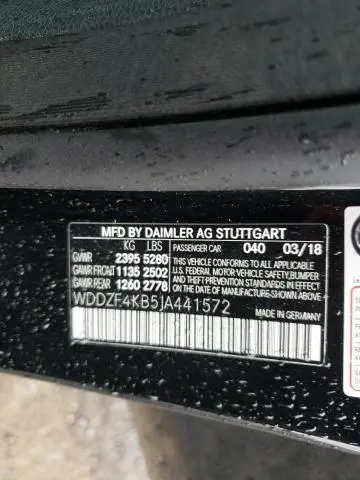 2018 MERCEDES-BENZ E 300 4MATIC  