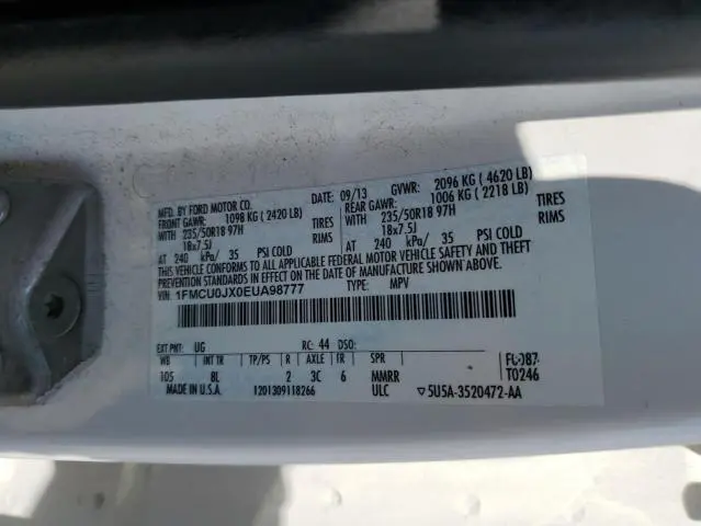 2014 FORD ESCAPE TITANIUM  