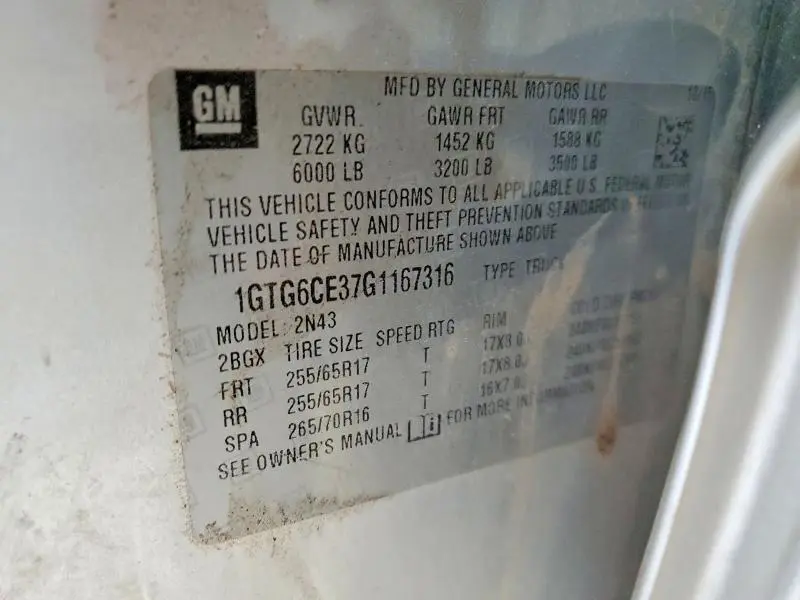 2016 GMC CANYON SLE  