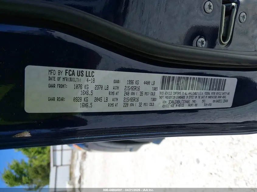 2018 JEEP COMPASS SPORT FWD