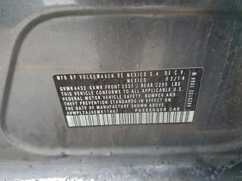 2014 VOLKSWAGEN JETTA TDI  