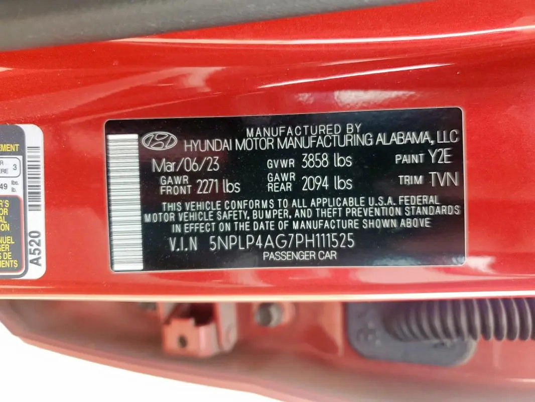 2023 HYUNDAI ELANTRA LIMITED  