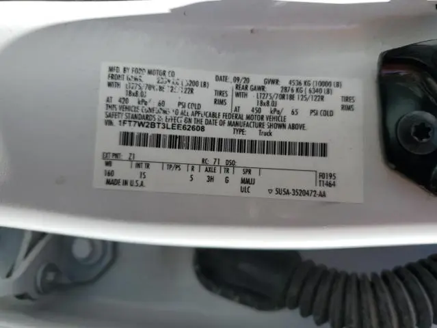 2020 FORD F250 SUPER DUTY  