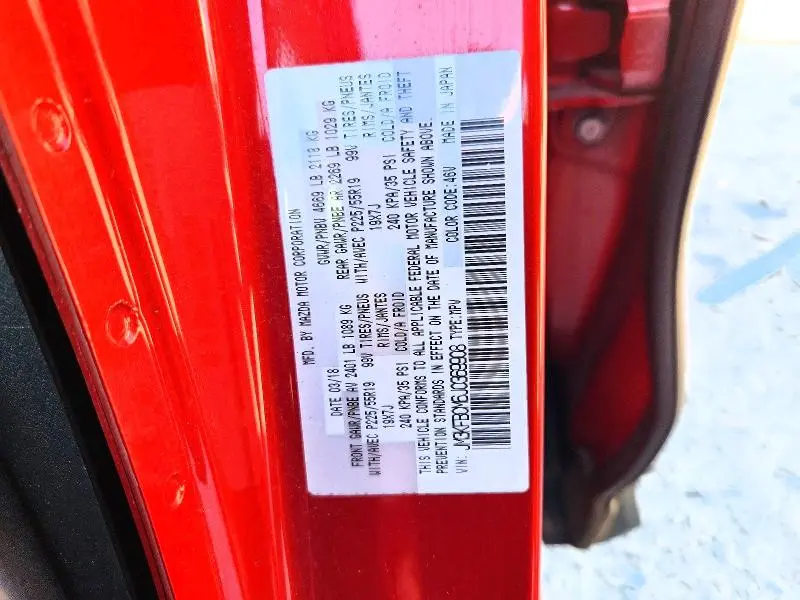 2018 MAZDA CX-5 TOURING  