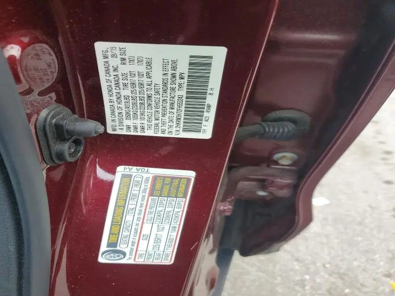 2015 HONDA CR-V EXL  
