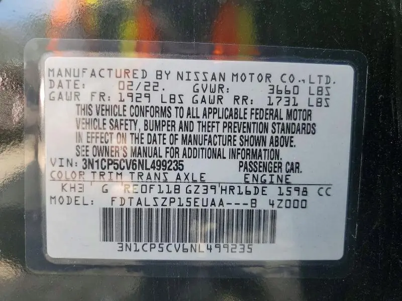 2022 NISSAN KICKS SV  