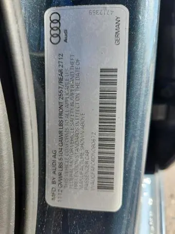 2013 AUDI A6 PREMIUM PLUS  