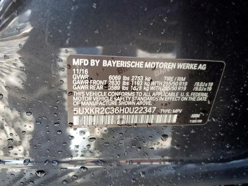 2017 BMW X5 SDRIVE35I  