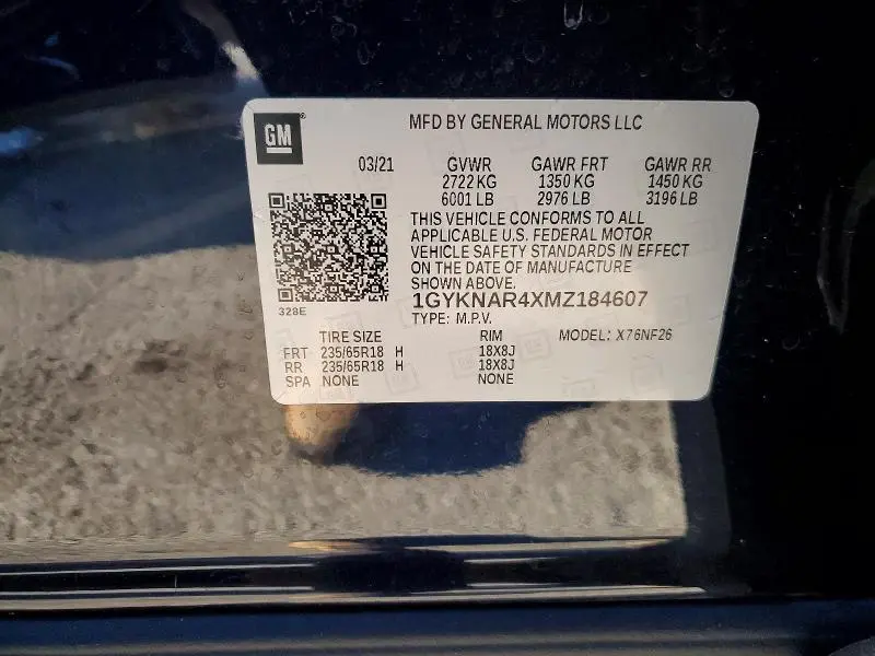 2021 CADILLAC XT5 LUXURY  