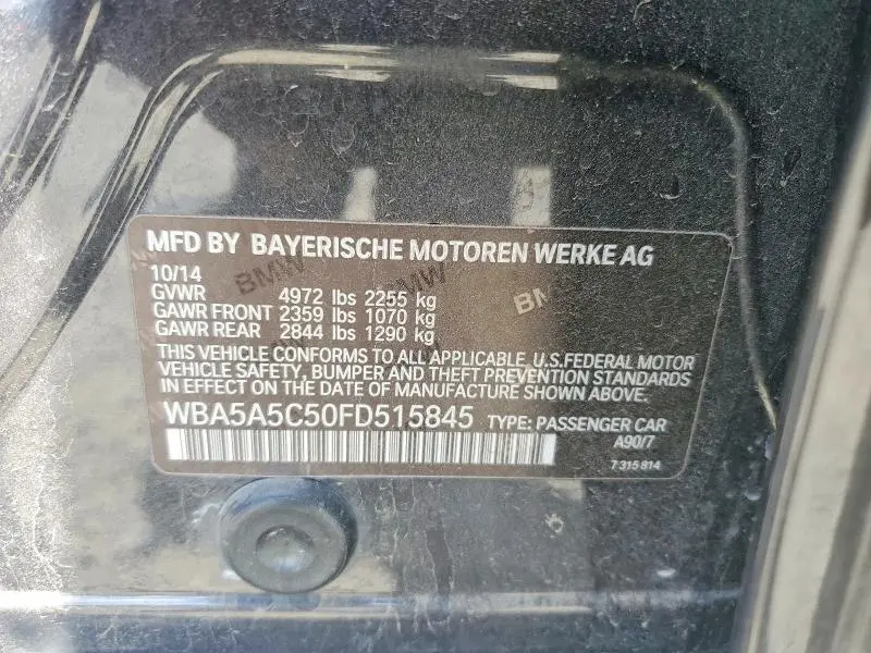 2015 BMW 528 I  