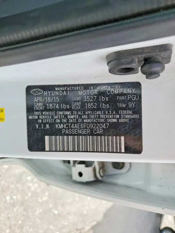 2015 HYUNDAI ACCENT GLS  