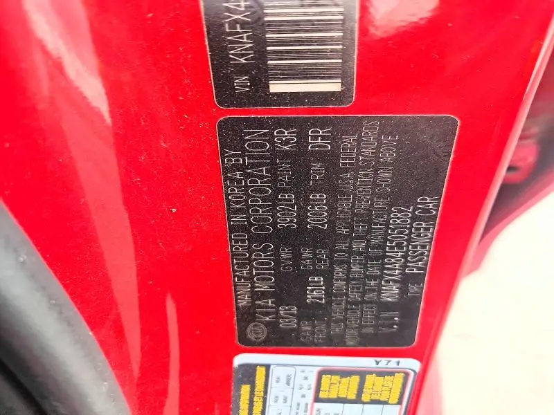 2014 KIA FORTE EX  