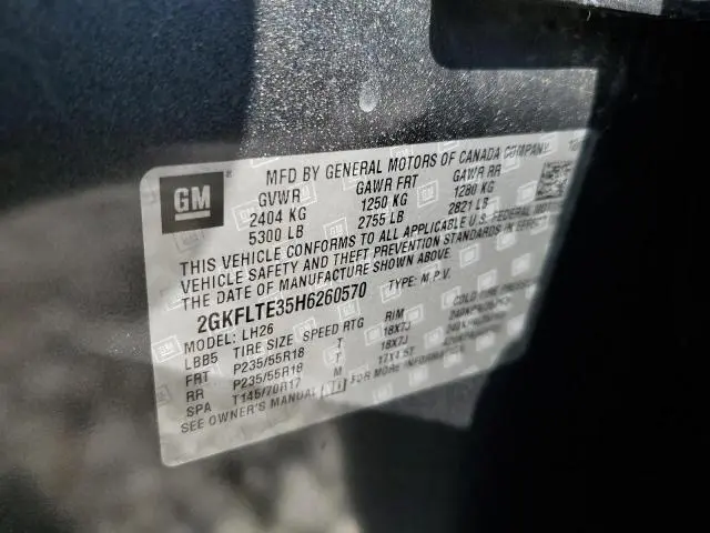 2017 GMC TERRAIN SLE  