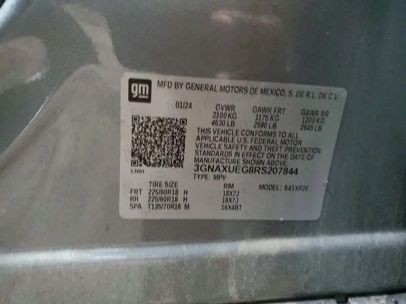 2024 CHEVROLET EQUINOX LT  