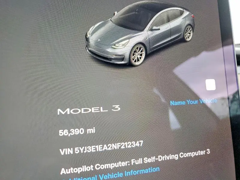 2022 TESLA MODEL 3   