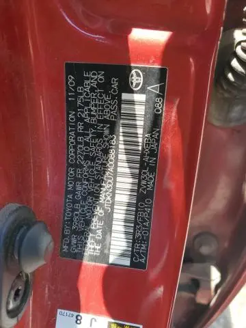 2010 TOYOTA PRIUS   