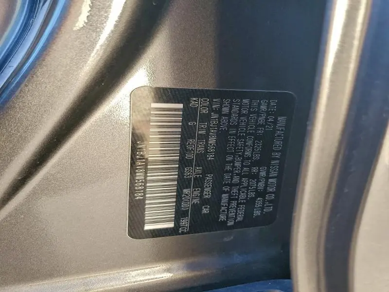 2021 NISSAN ROGUE SPORT S  