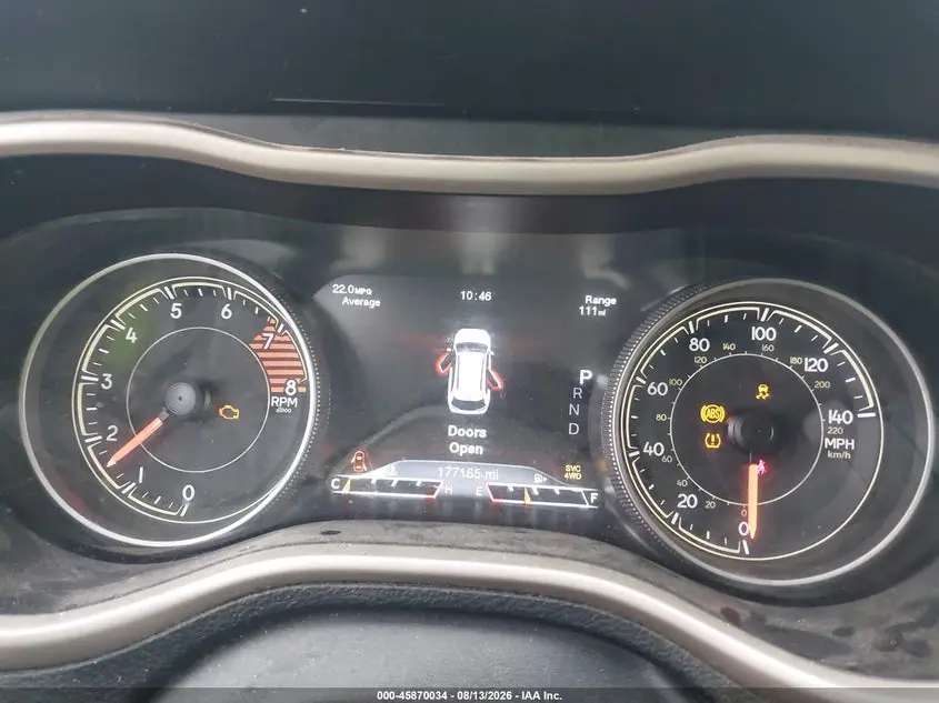 2016 JEEP CHEROKEE HIGH ALTITUDE