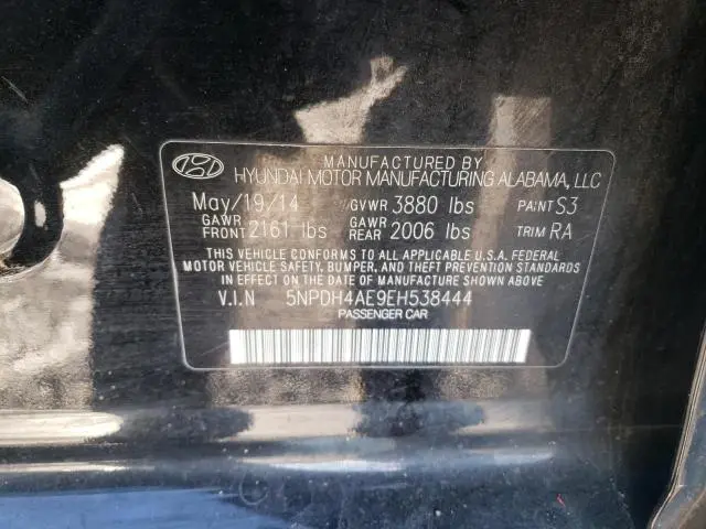 2014 HYUNDAI ELANTRA SE  