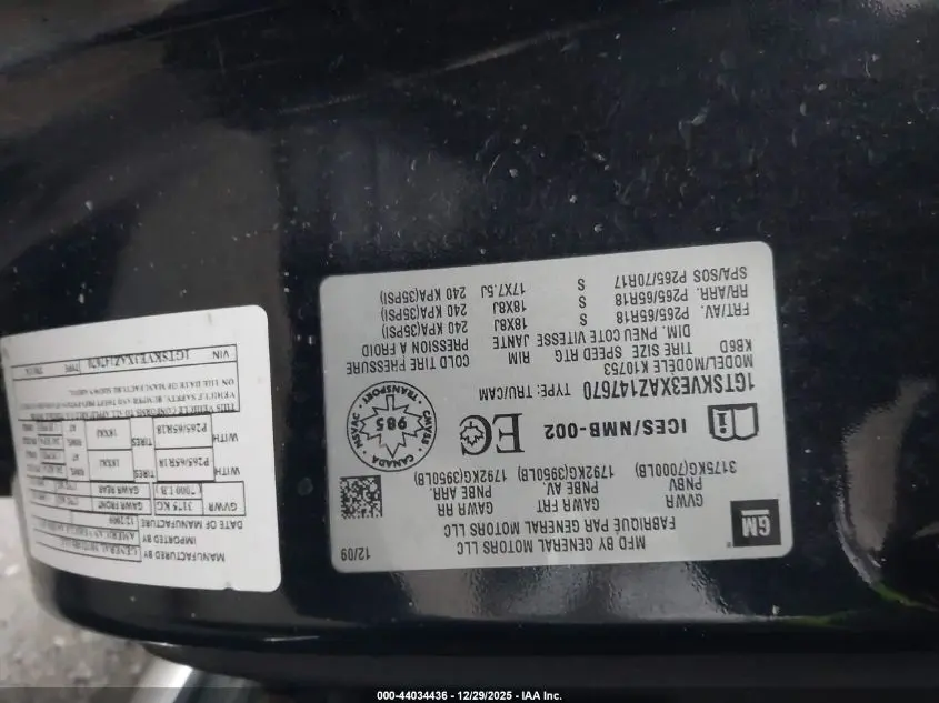 2010 GMC SIERRA 1500 SLE