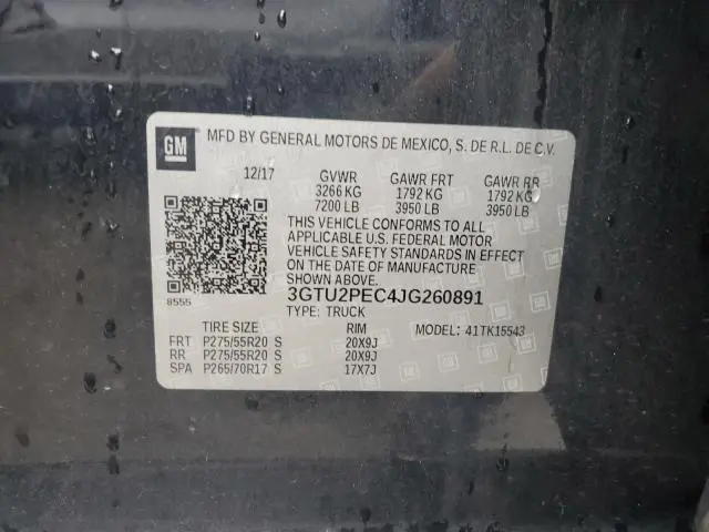 2018 GMC SIERRA K1500 DENALI  