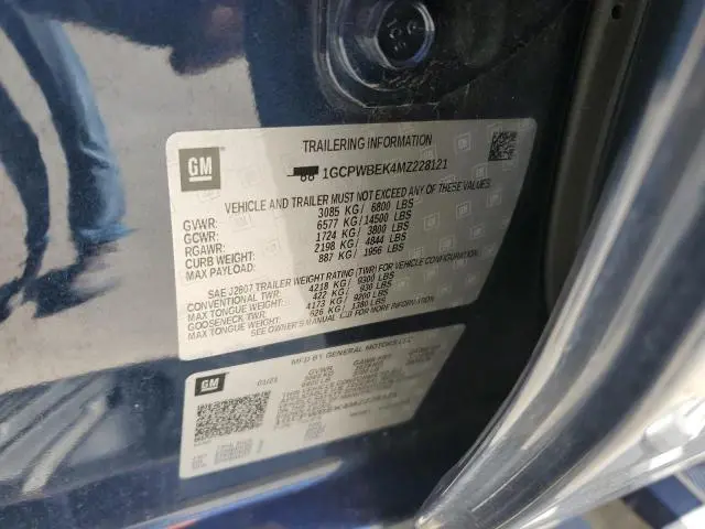 2021 CHEVROLET SILVERADO C1500 CUSTOM  