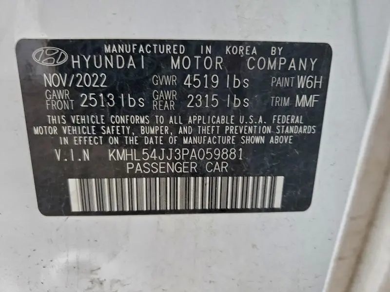 2023 HYUNDAI SONATA HYBRID  