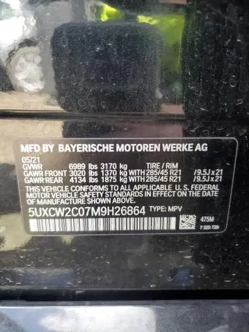 2021 BMW X7 XDRIVE40I  