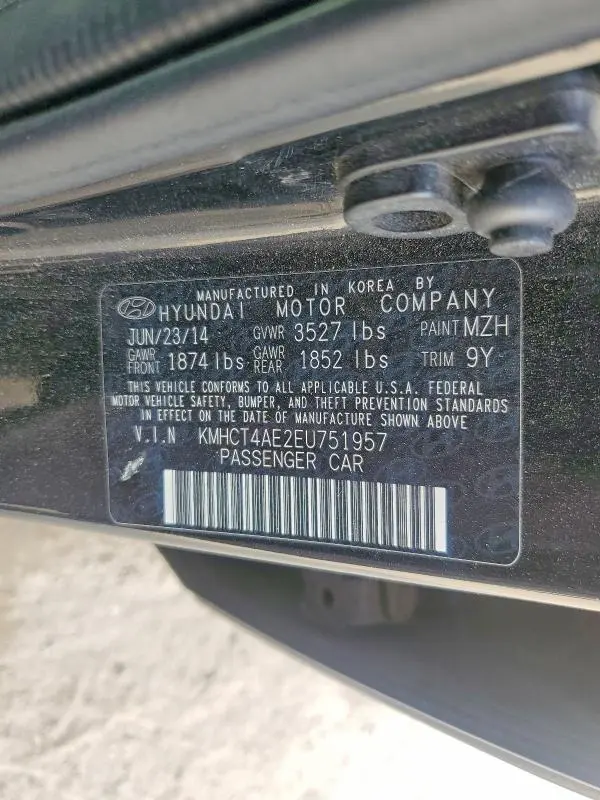 2014 HYUNDAI ACCENT GLS  