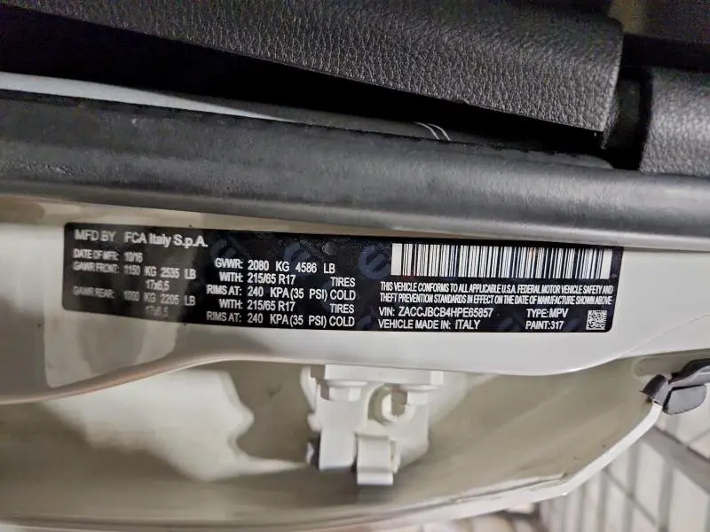 2017 JEEP RENEGADE TRAILHAWK  