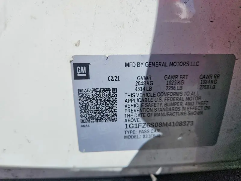 2021 CHEVROLET BOLT EV PREMIER  