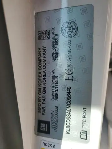 2022 CHEVROLET SPARK 1LT  