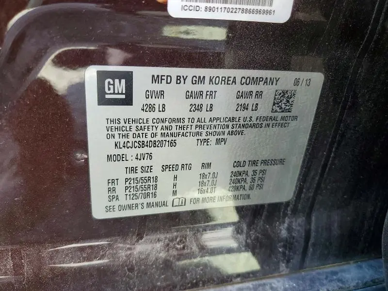 2013 BUICK ENCORE   