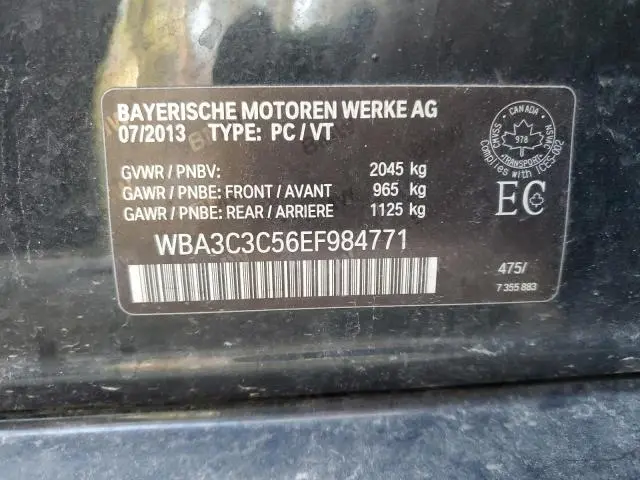 2014 BMW 320 I XDRIVE  