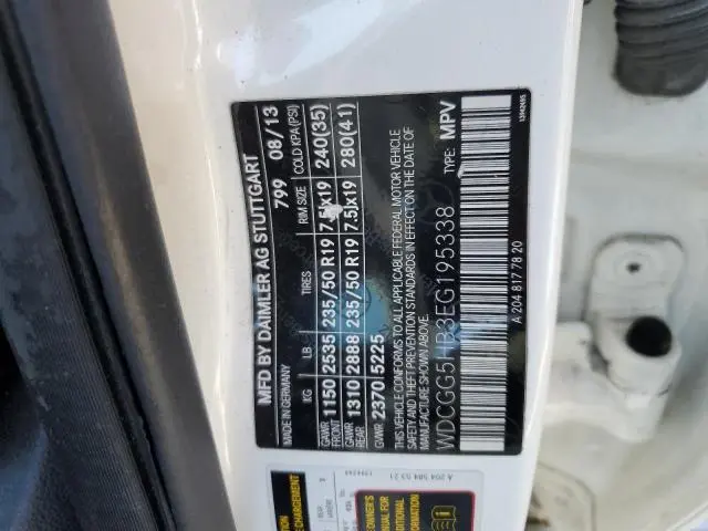 2014 MERCEDES-BENZ GLK 350  